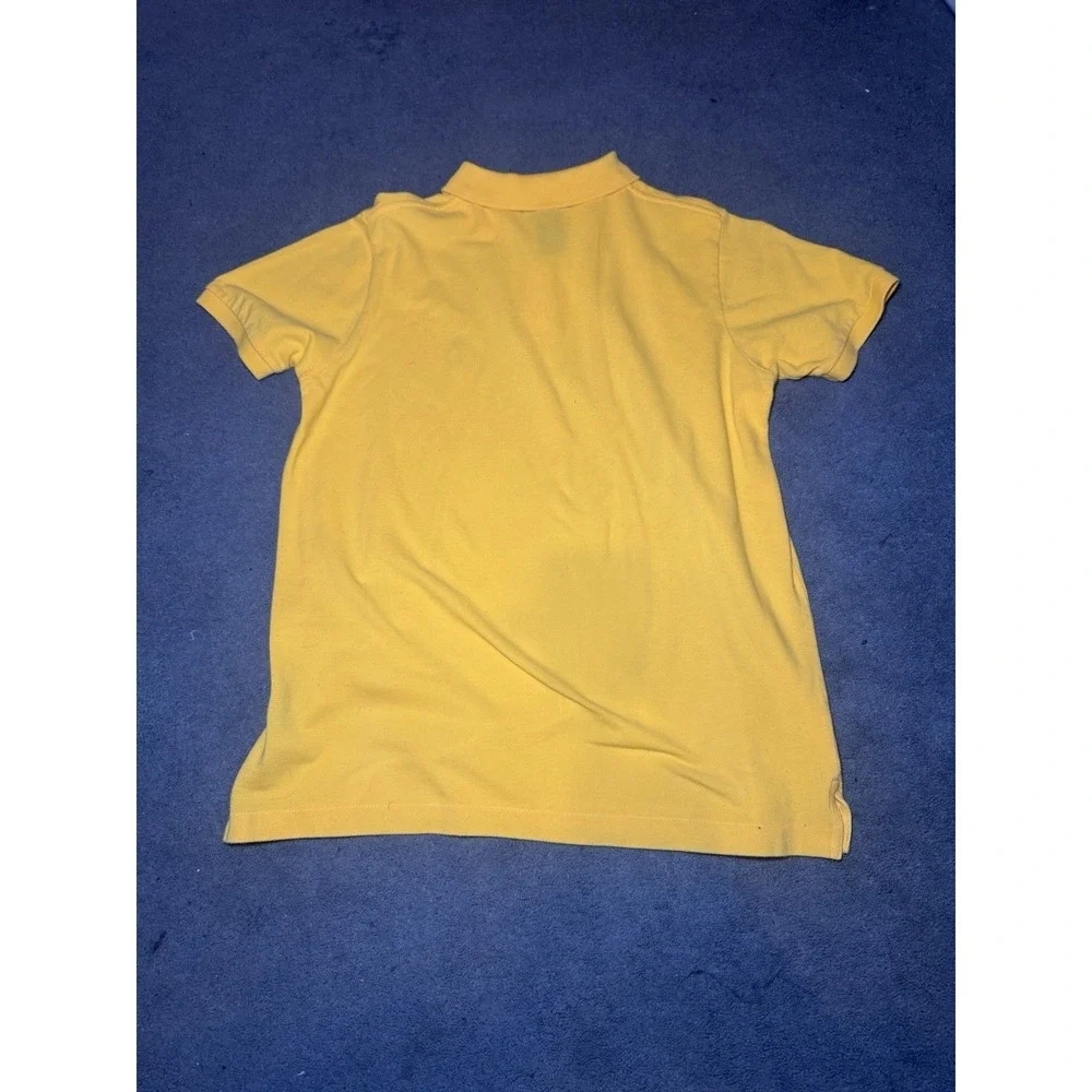 Lauren Ralph Lauren Yellow Polo Shirt Womens Size Small Crest Logo